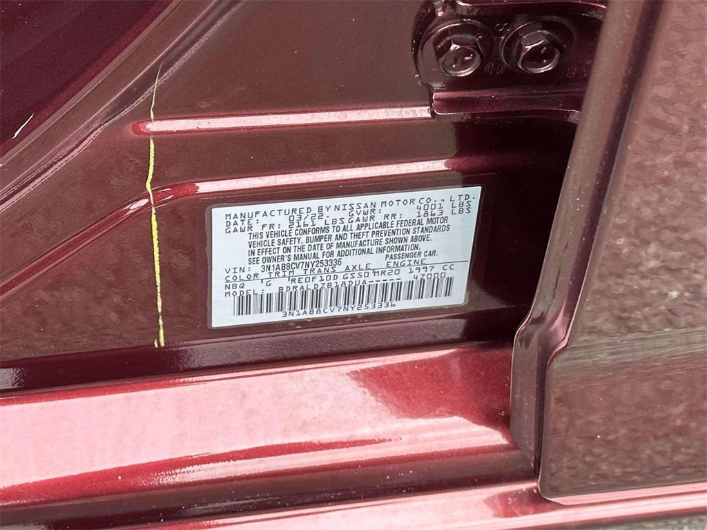 used 2022 Nissan Sentra car, priced at $14,994