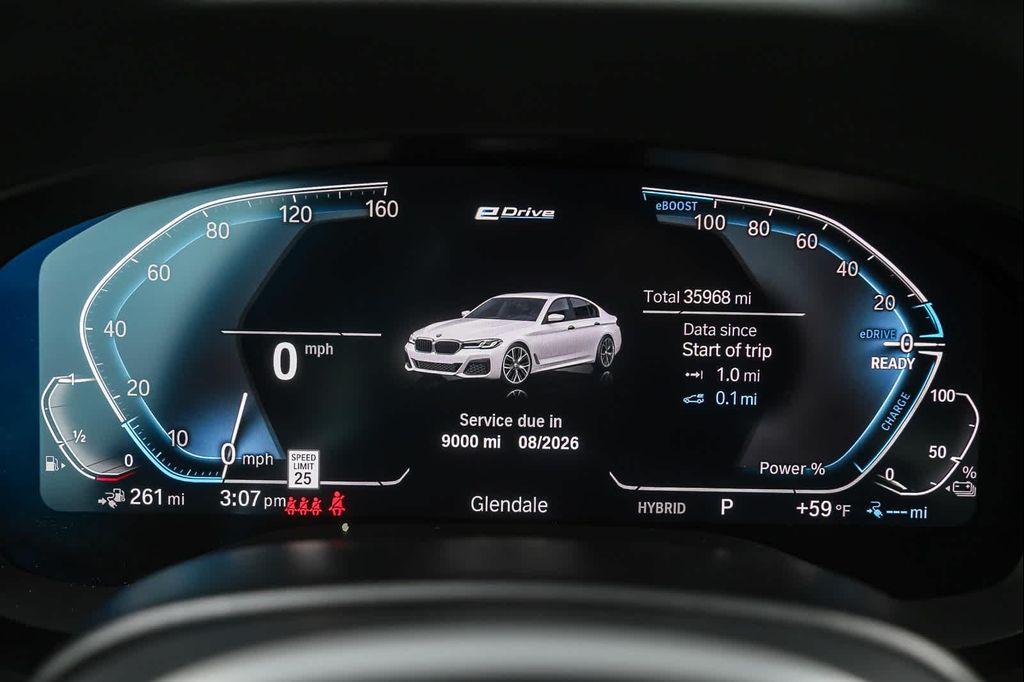 used 2023 BMW 530e car, priced at $35,771