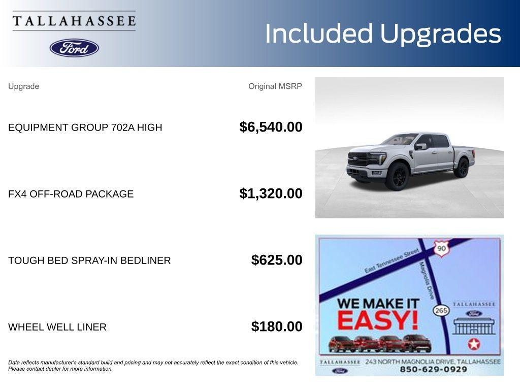 new 2025 Ford F-150 car, priced at $74,993