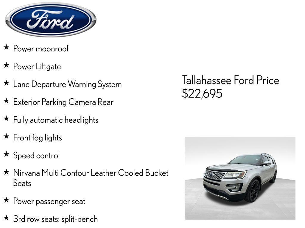 used 2016 Ford Explorer car, priced at $17,971