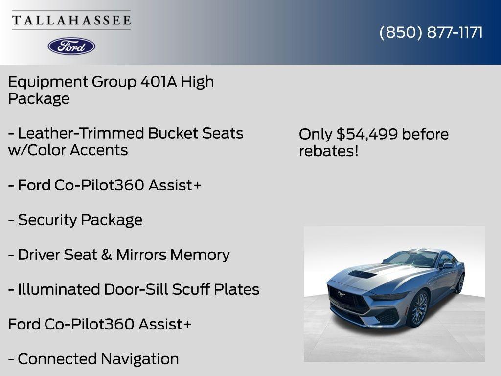 new 2025 Ford Mustang car, priced at $48,999