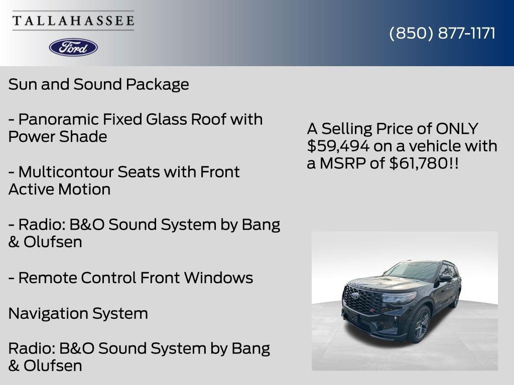 new 2026 Ford Explorer car, priced at $55,999