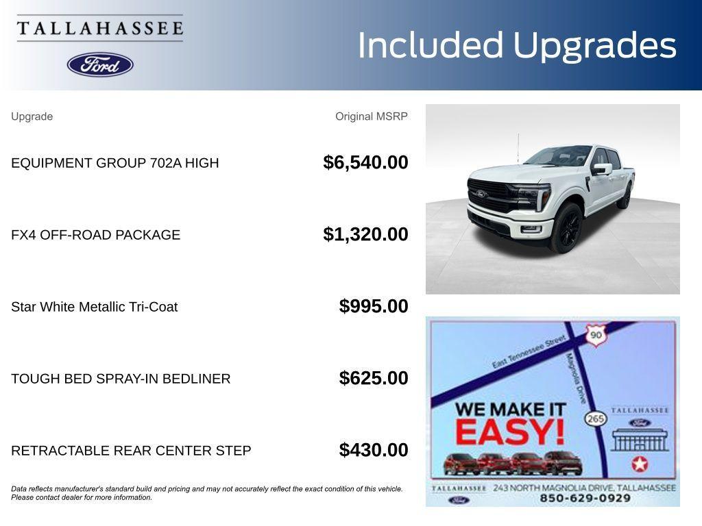 new 2025 Ford F-150 car, priced at $75,994