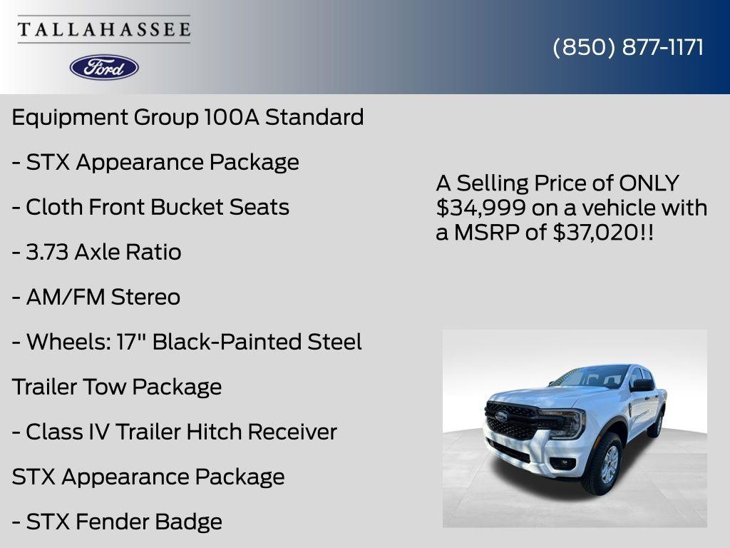 new 2026 Ford Ranger car, priced at $34,999