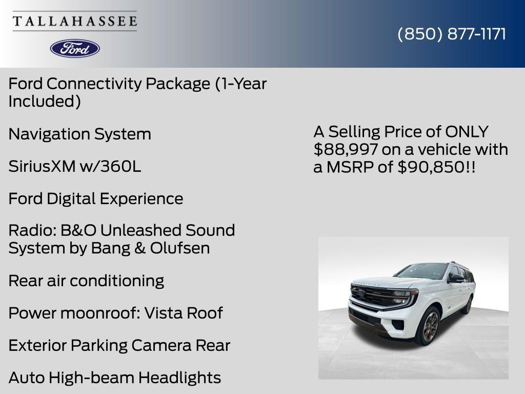 new 2026 Ford Expedition Max car, priced at $88,997