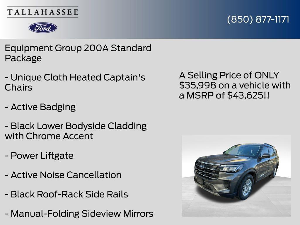 new 2026 Ford Explorer car, priced at $35,998