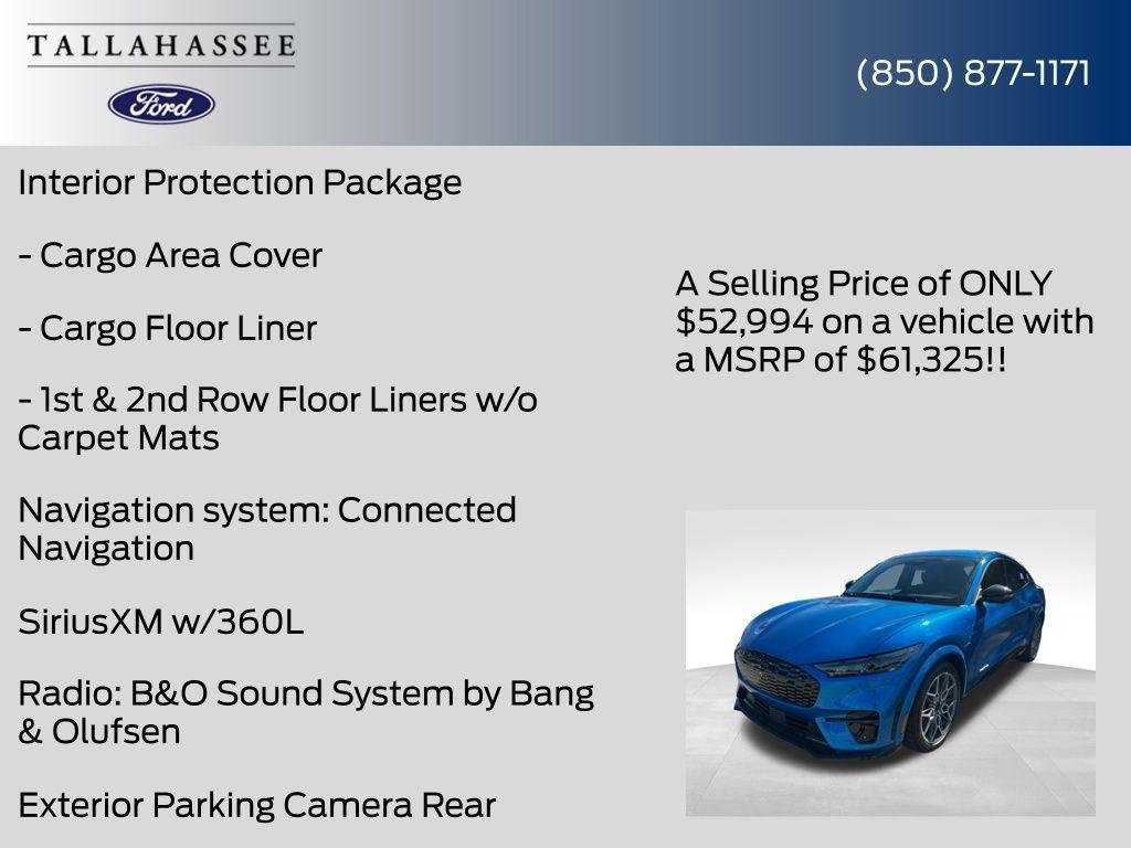 new 2025 Ford Mustang Mach-E car, priced at $52,994