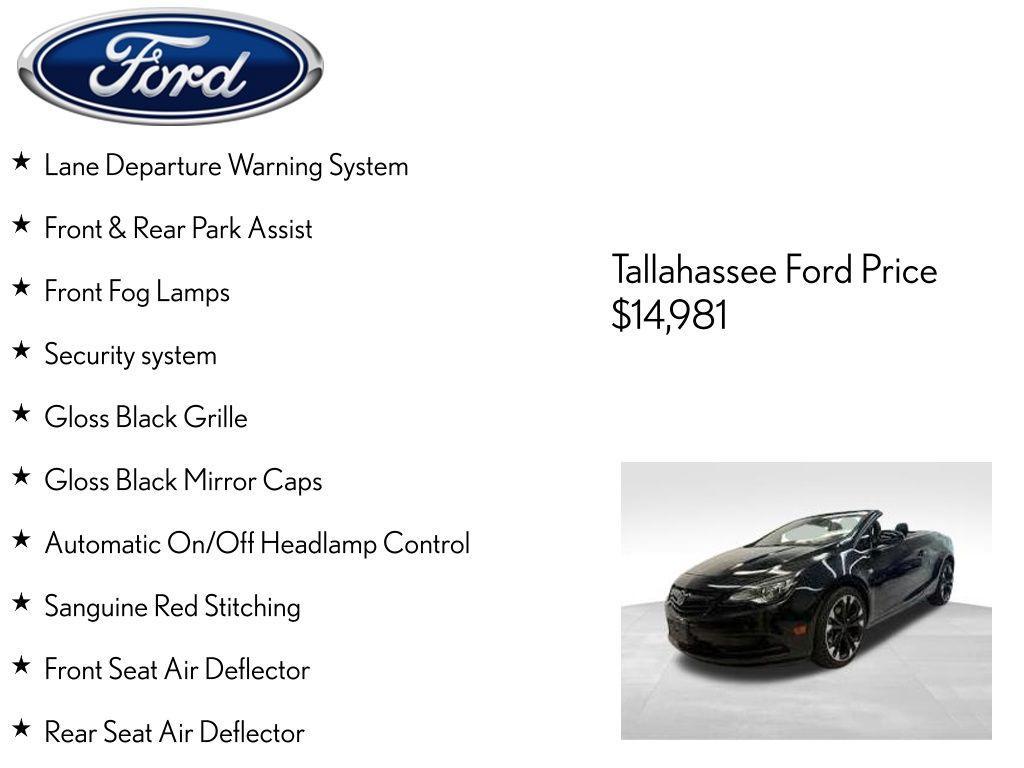 used 2018 Buick Cascada car, priced at $11,041