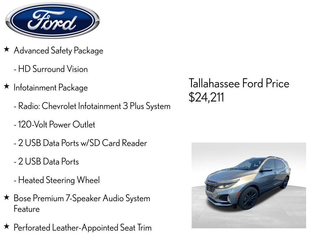 used 2024 Chevrolet Equinox car, priced at $25,809