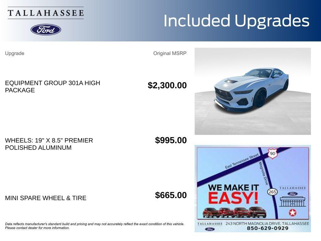 new 2025 Ford Mustang car, priced at $72,999