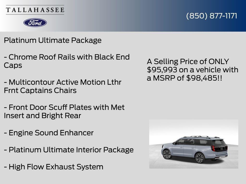 new 2026 Ford Expedition Max car, priced at $95,993