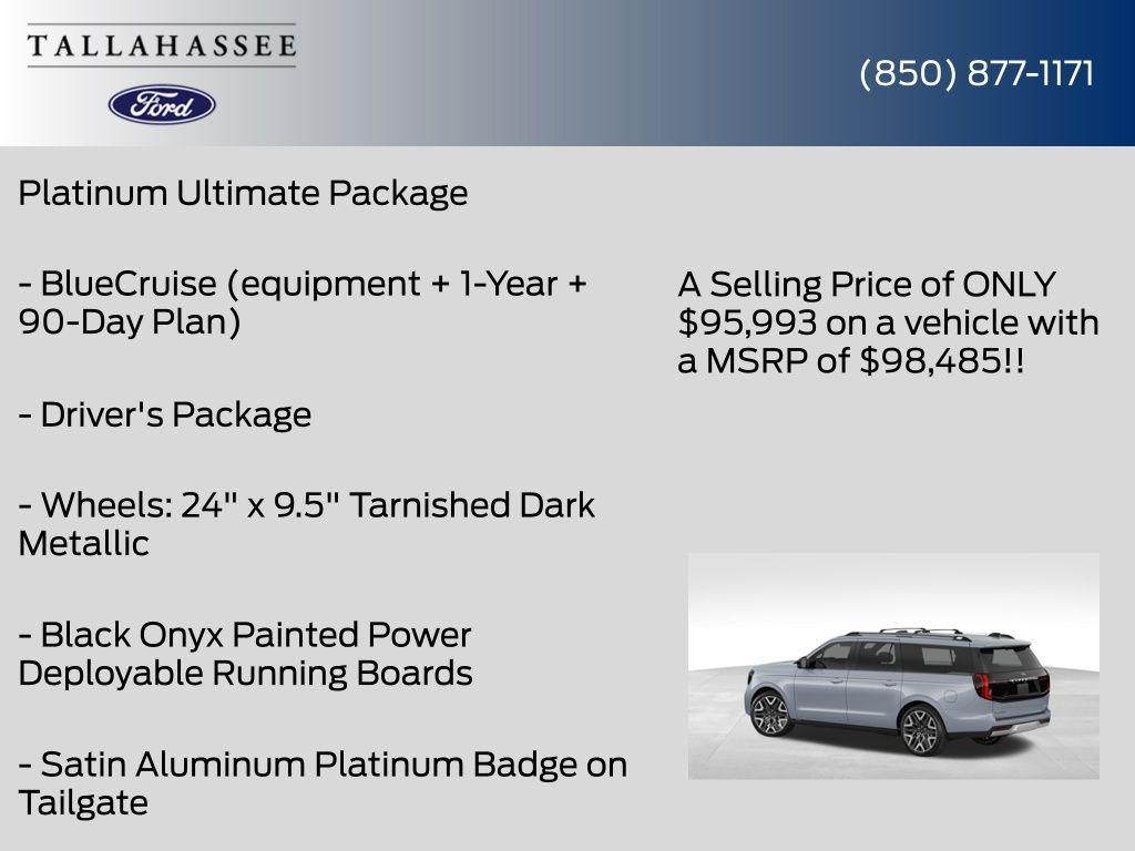 new 2026 Ford Expedition Max car, priced at $95,993