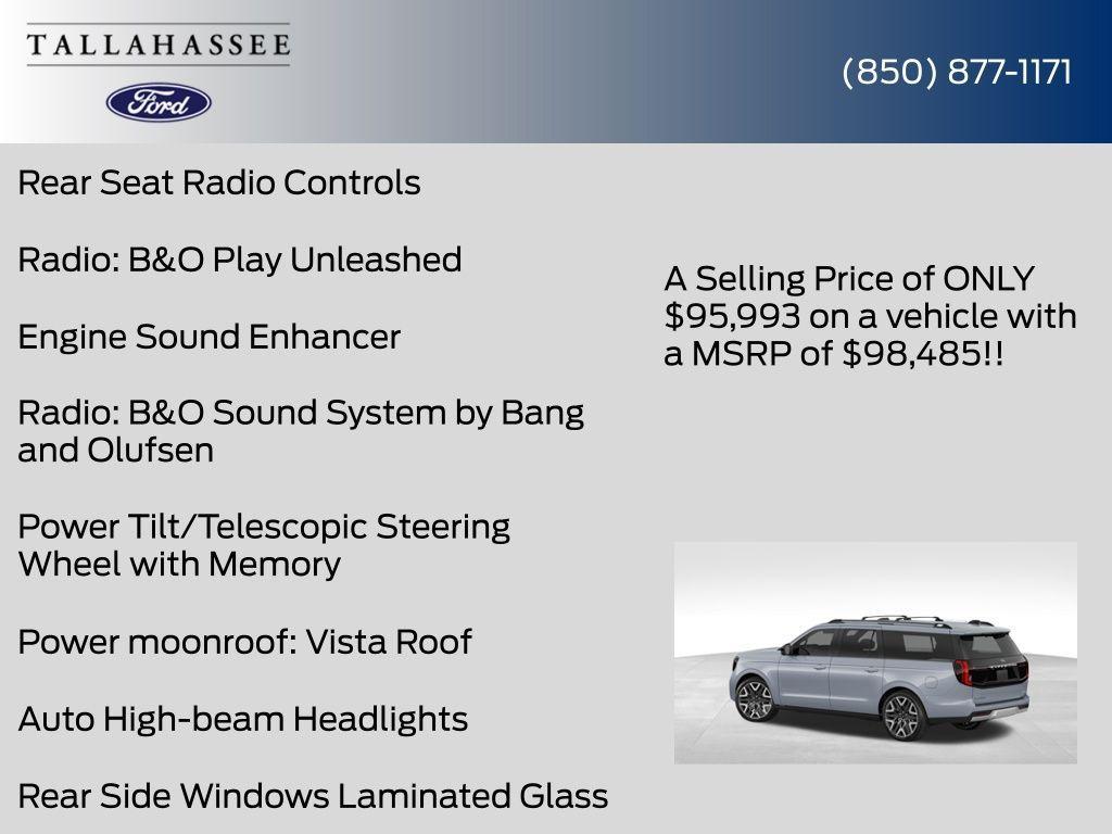 new 2026 Ford Expedition Max car, priced at $95,993