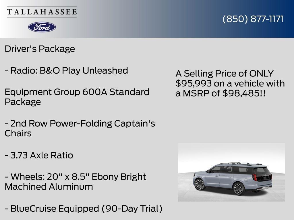 new 2026 Ford Expedition Max car, priced at $95,993