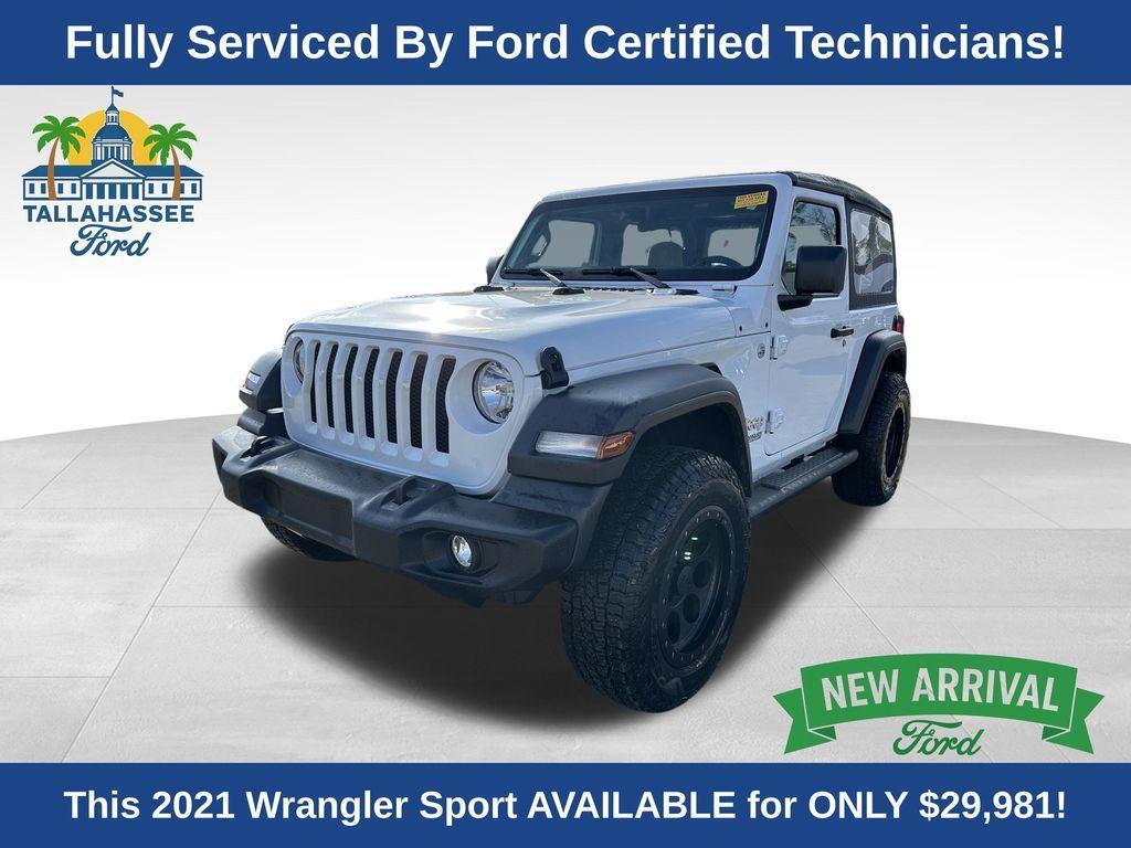 used 2021 Jeep Wrangler car, priced at $26,901