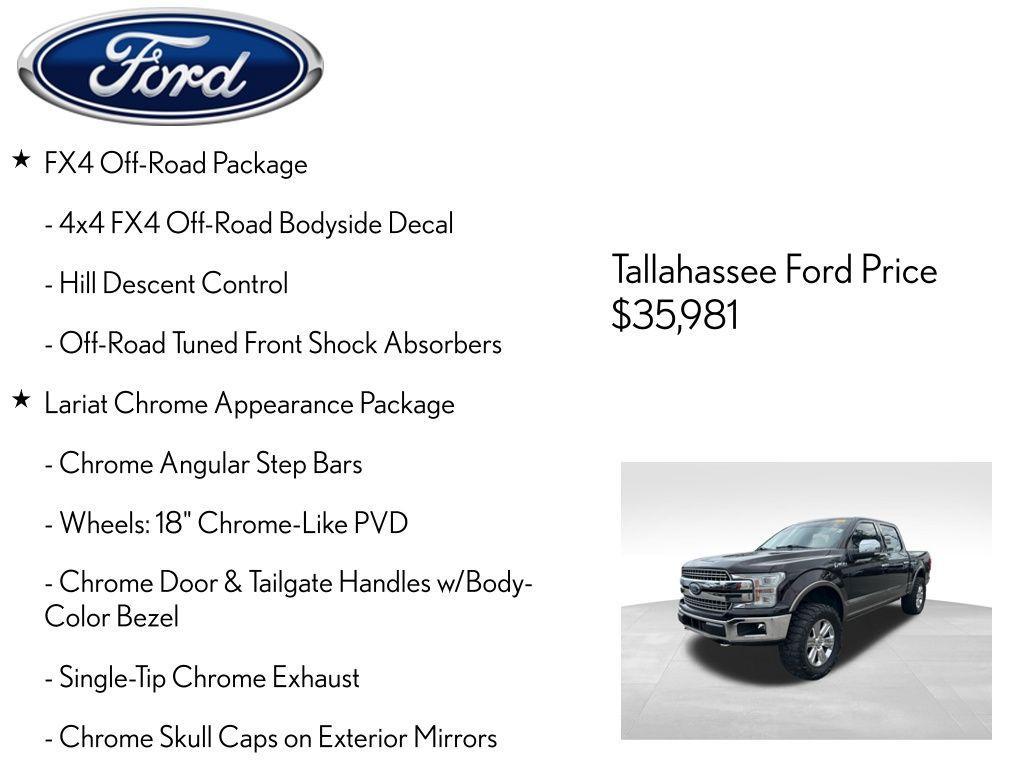used 2019 Ford F-150 car, priced at $29,321