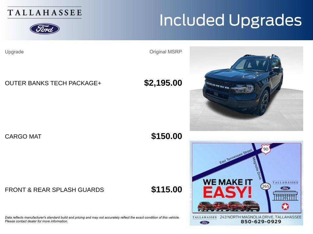 new 2025 Ford Bronco Sport car, priced at $34,997