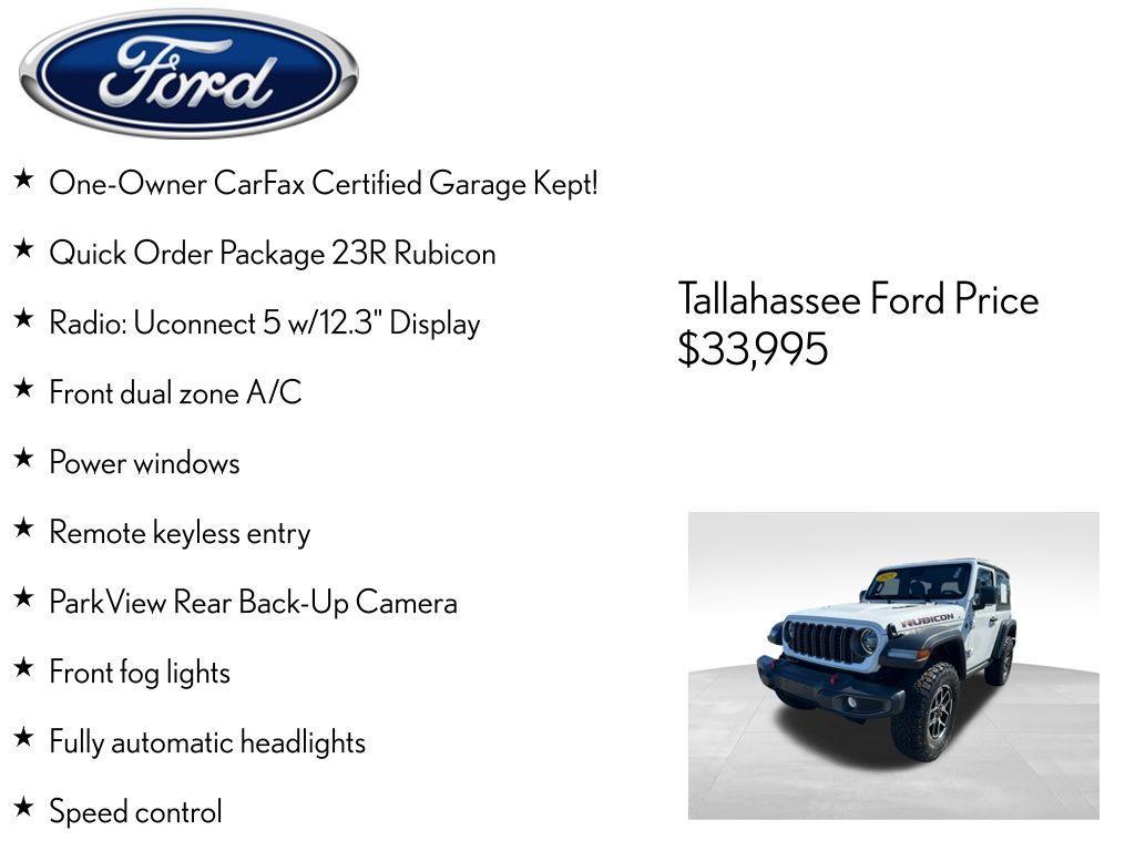 used 2025 Jeep Wrangler car, priced at $36,981