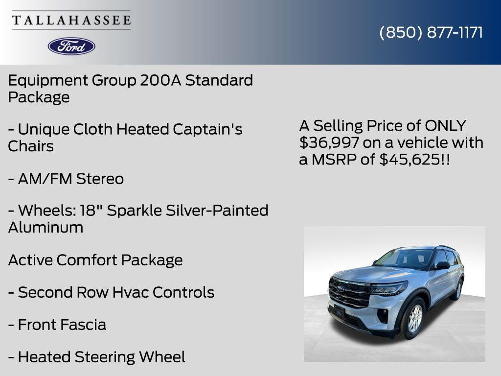 new 2026 Ford Explorer car, priced at $36,997