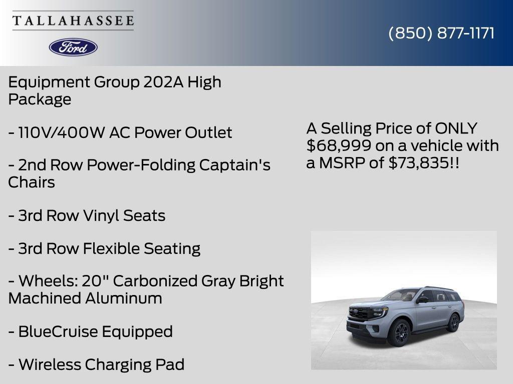 new 2025 Ford Expedition car, priced at $68,999