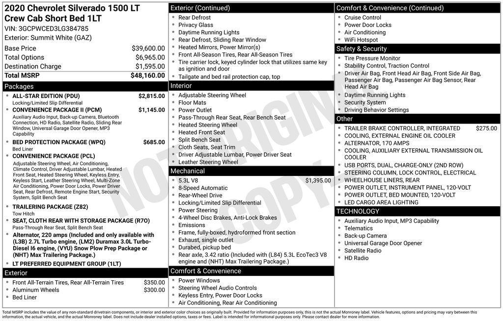 used 2020 Chevrolet Silverado 1500 car, priced at $29,589