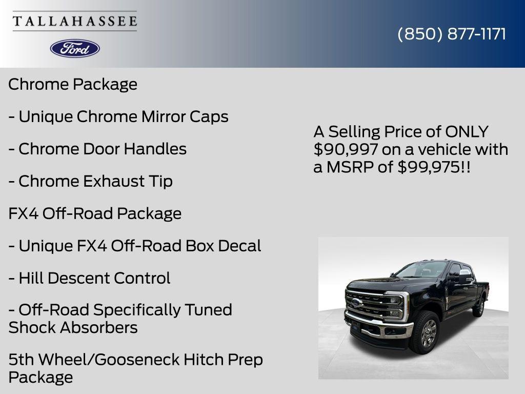 new 2025 Ford F-250 car, priced at $89,997