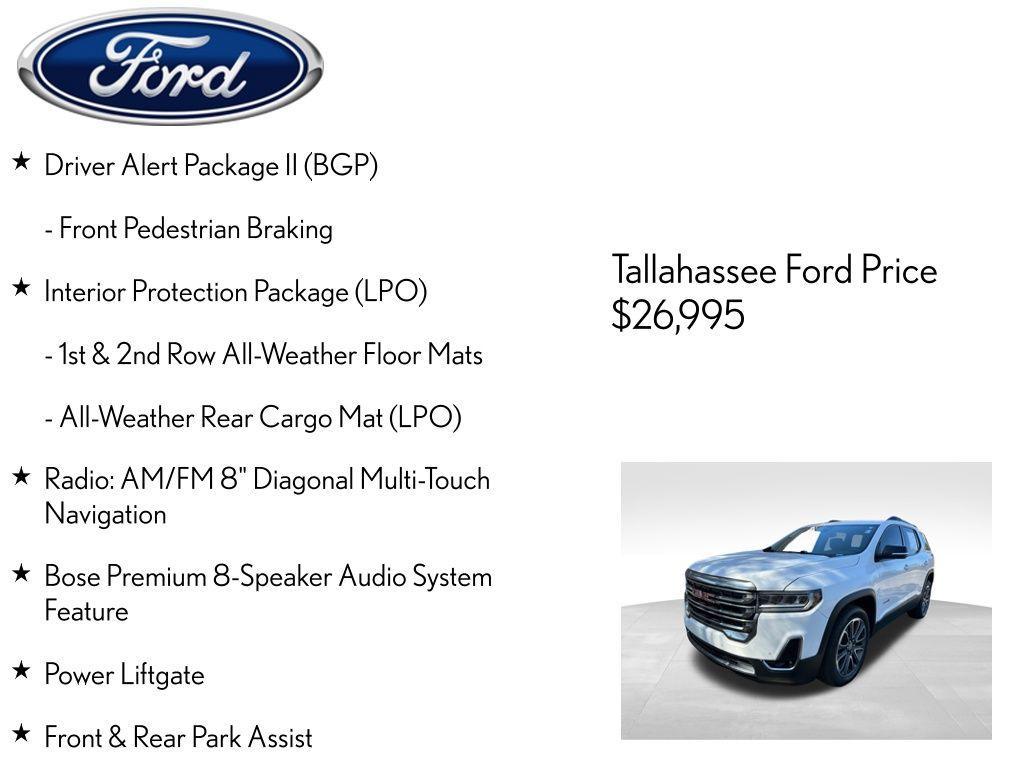 used 2020 GMC Acadia car, priced at $21,451