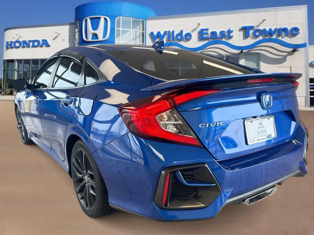 used 2020 Honda Civic Si car, priced at $19,055