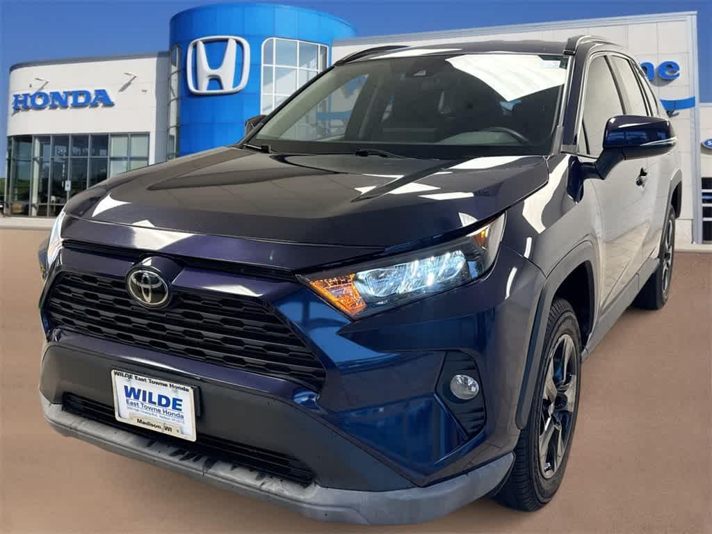 used 2021 Toyota RAV4 car, priced at $25,637