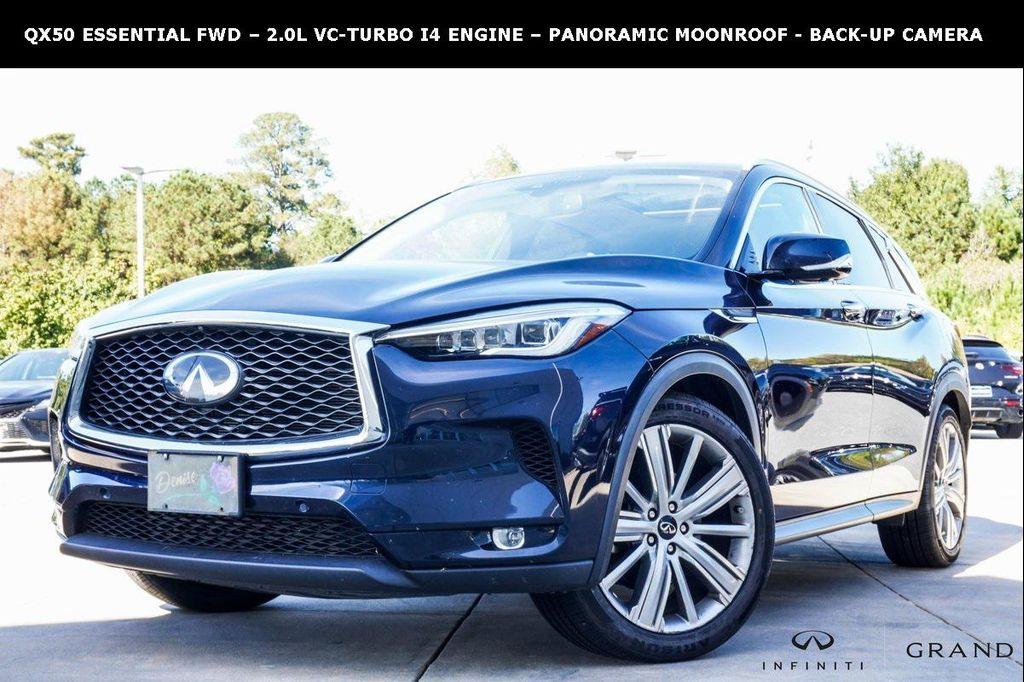 used 2021 INFINITI QX50 car, priced at $18,990
