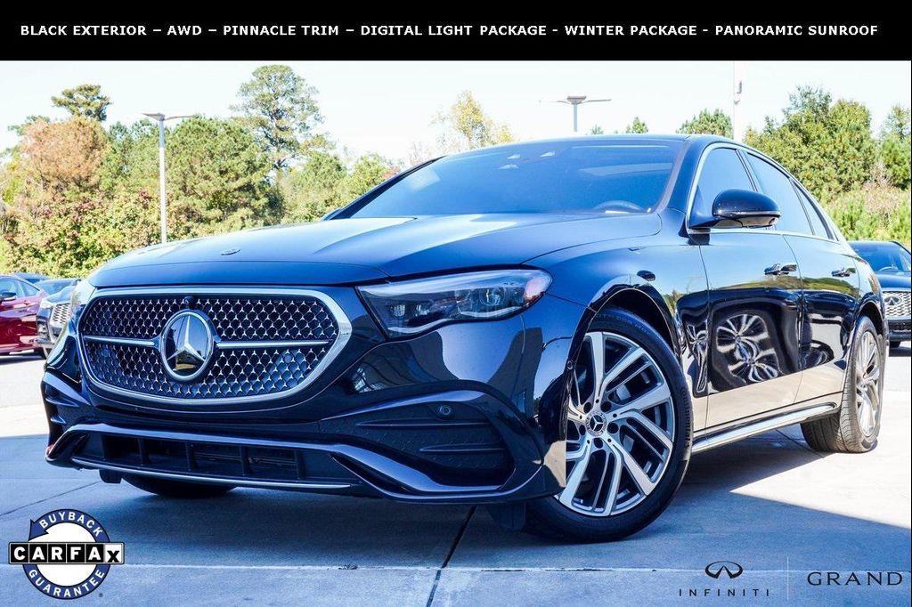 used 2024 Mercedes-Benz E-Class car, priced at $54,500
