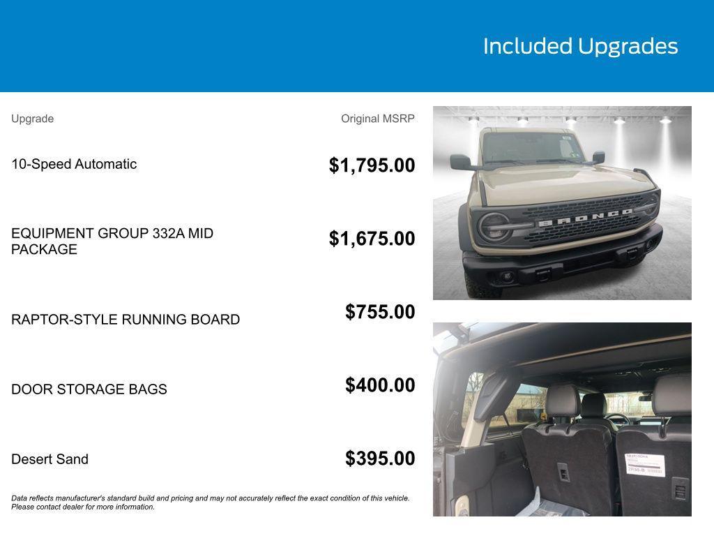 new 2025 Ford Bronco car, priced at $48,975