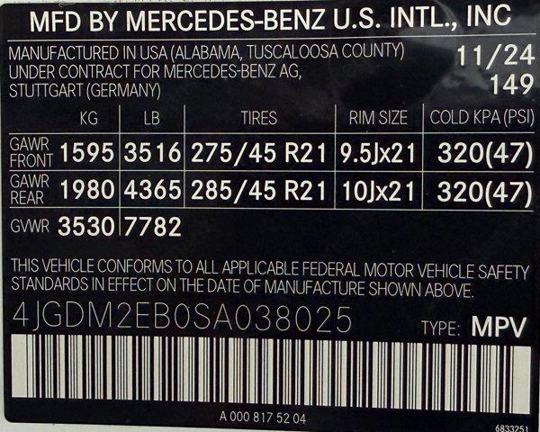 used 2025 Mercedes-Benz EQS 450 car, priced at $108,988