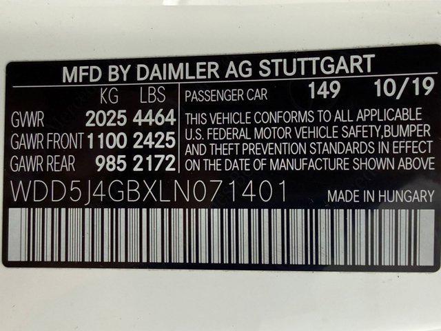 used 2020 Mercedes-Benz CLA 250 car, priced at $24,299