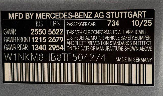 new 2026 Mercedes-Benz AMG GLC 43 car, priced at $78,445