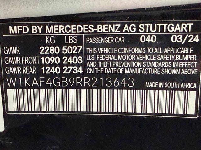 used 2024 Mercedes-Benz C-Class car, priced at $37,084