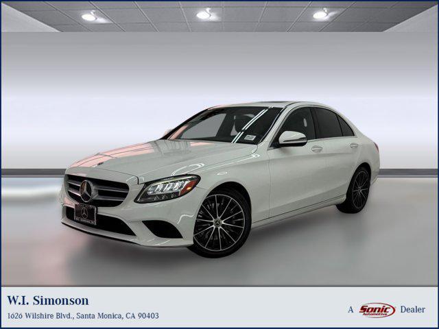 used 2021 Mercedes-Benz C-Class car, priced at $17,999