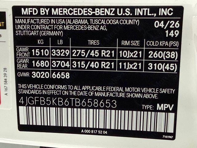 new 2026 Mercedes-Benz GLE 450 car, priced at $76,300