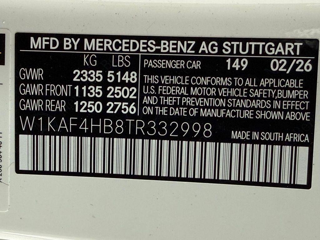 new 2026 Mercedes-Benz C-Class car, priced at $56,685