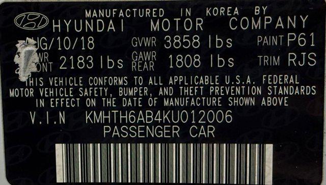 used 2019 Hyundai Veloster car, priced at $10,488