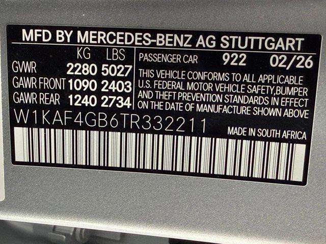 new 2026 Mercedes-Benz C-Class car, priced at $56,130