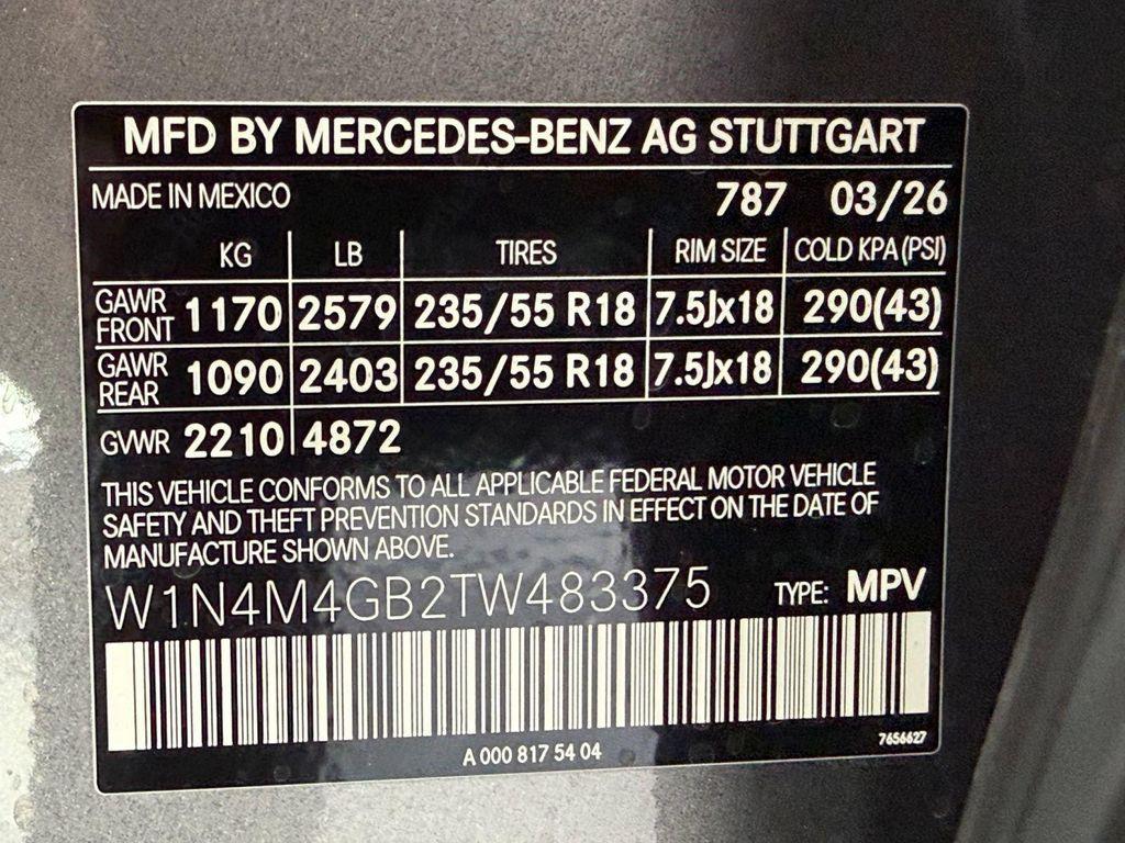 new 2026 Mercedes-Benz GLB 250 car, priced at $51,350
