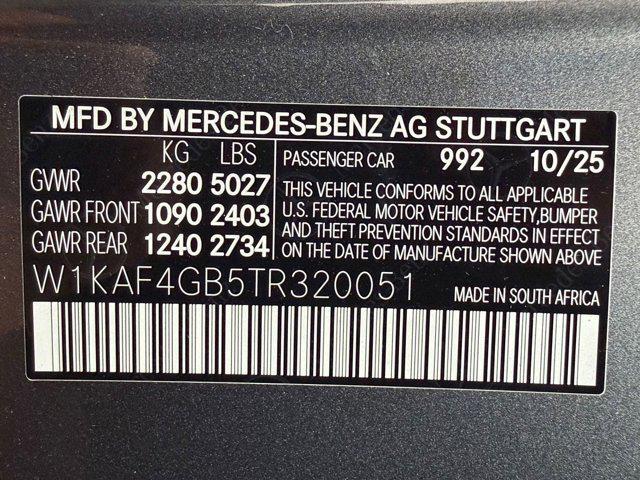 new 2026 Mercedes-Benz C-Class car, priced at $53,015