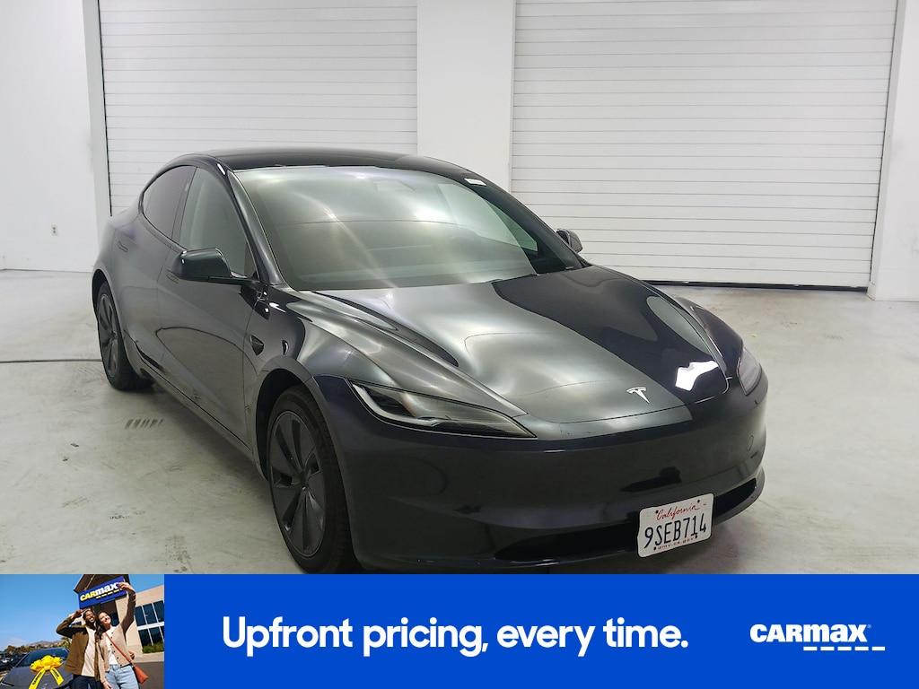 used 2025 Tesla Model 3 car, priced at $34,998