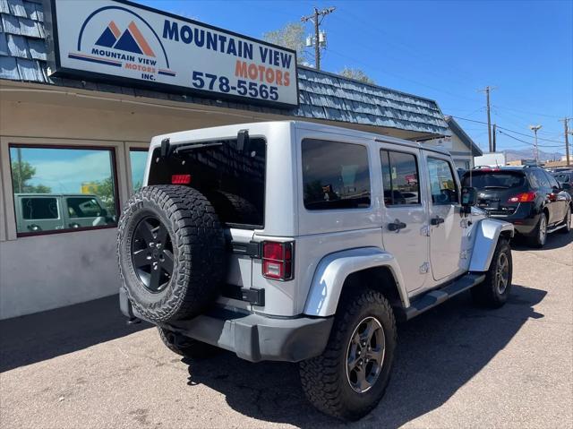 used 2012 Jeep Wrangler Unlimited car, priced at $15,995