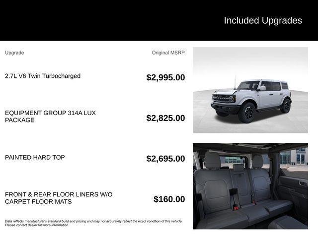 new 2026 Ford Bronco car, priced at $61,188