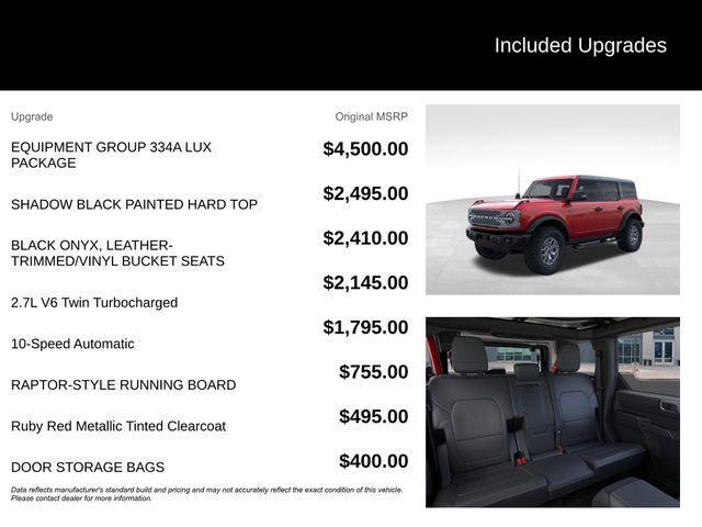 new 2025 Ford Bronco car, priced at $58,060