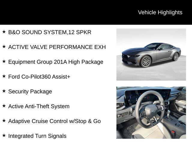new 2025 Ford Mustang car, priced at $41,243