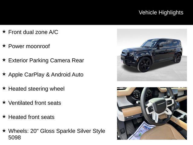 used 2025 Land Rover Defender car, priced at $87,214