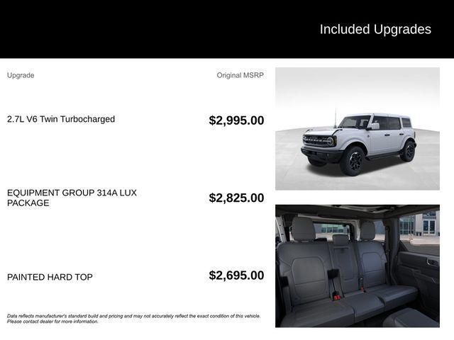 new 2026 Ford Bronco car, priced at $61,698